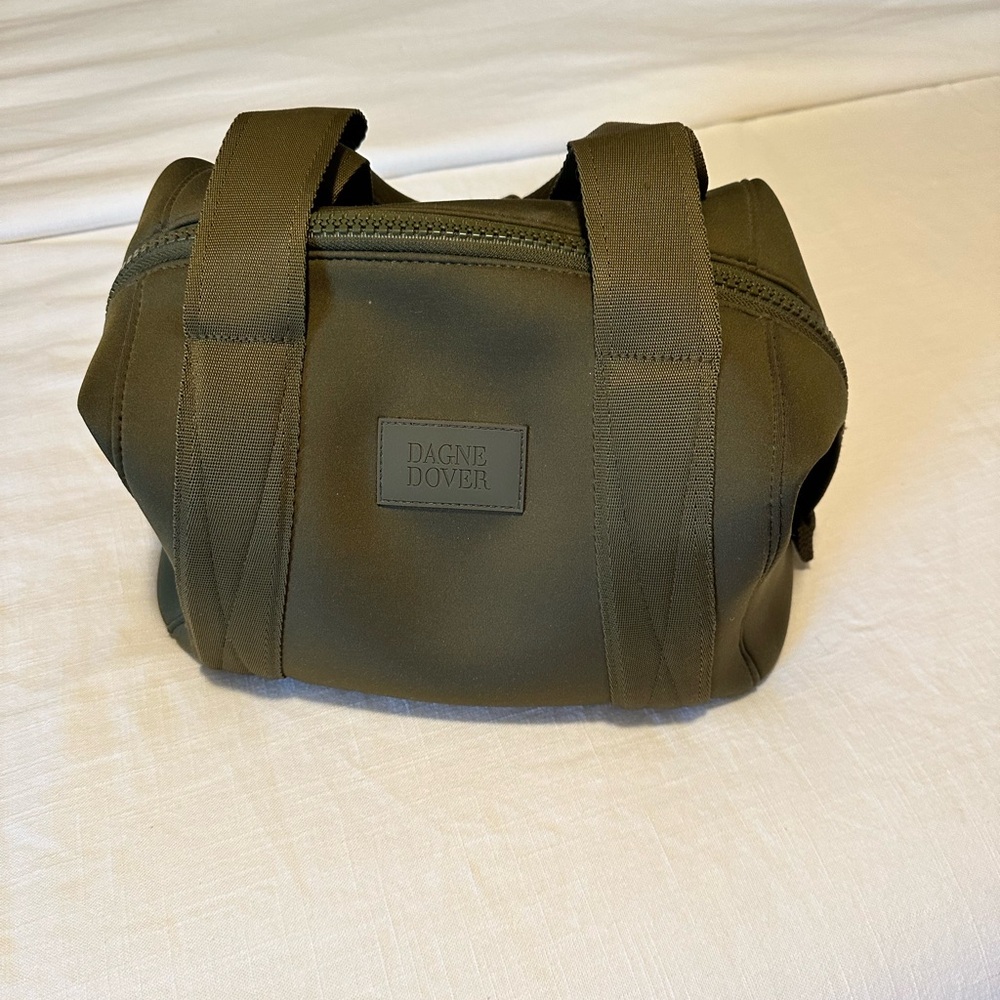 Dagne Dover Khaki Duffel Bag for Men